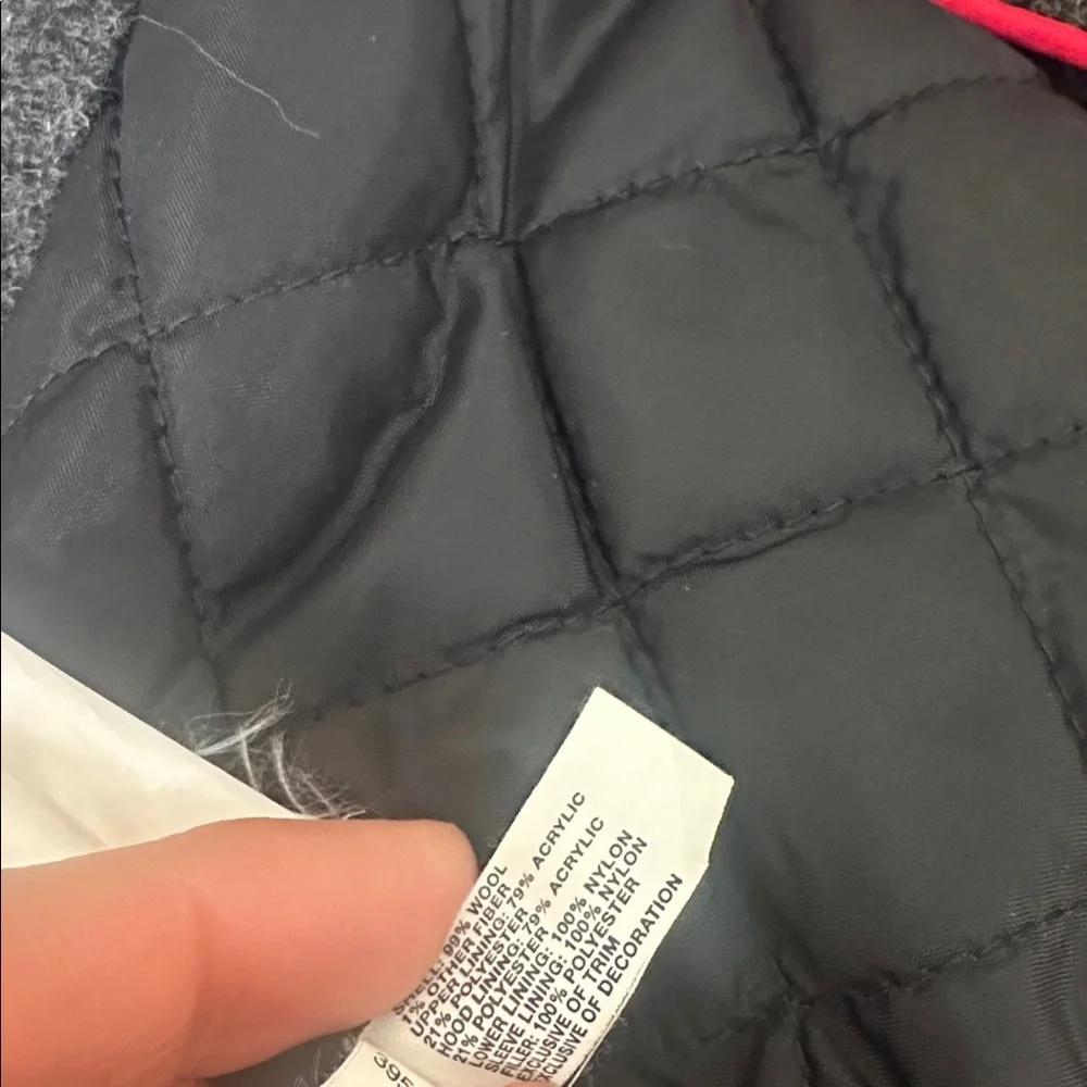 Gap wool Cozy Gray Toggle Coat for Kids Gray 2Y